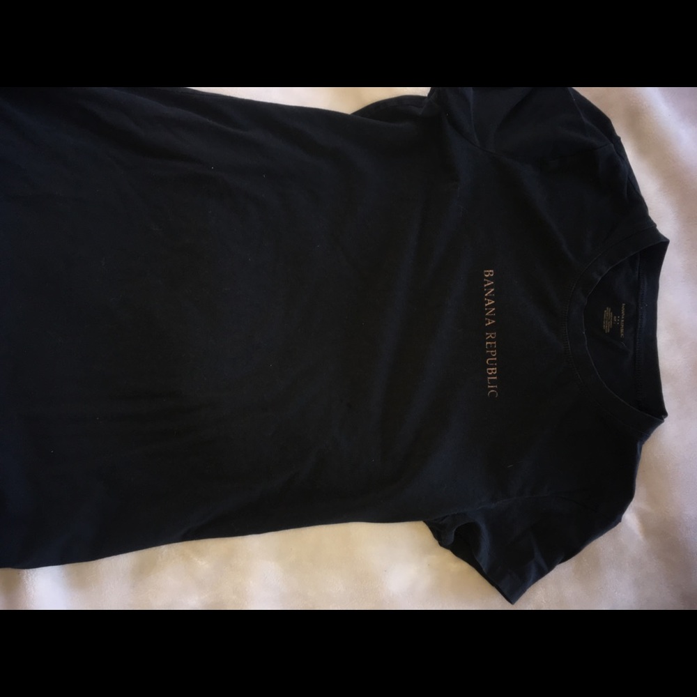 Black banana republic long t-shirt